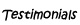 Testimonials