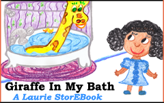 Giraffe In In My Bath Laurie StorEBook