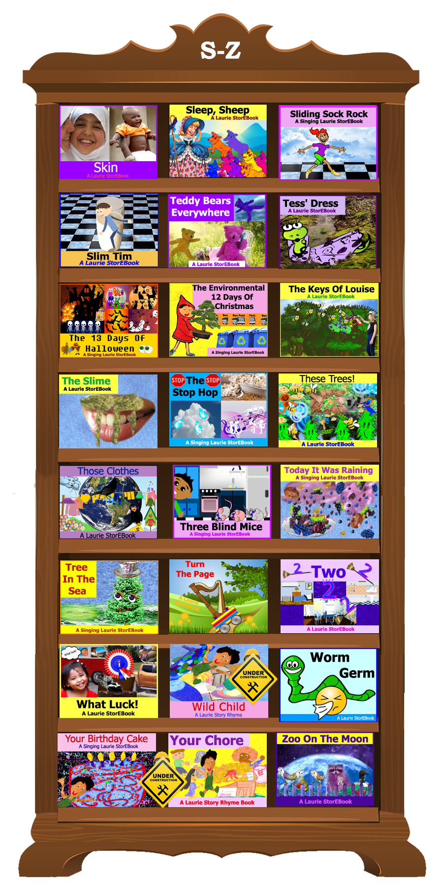 Rhyming eBooks, early reading fluency, children's ebooks