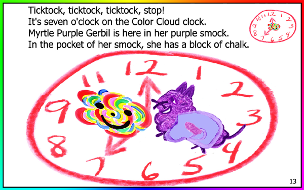 Color Cloud Clock LaurieStorEBook