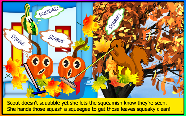 Scout Squirrel's Squash School LaurieStorEBook