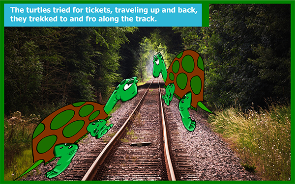 Twin Turtle Train Tickets Laurie StorEBook