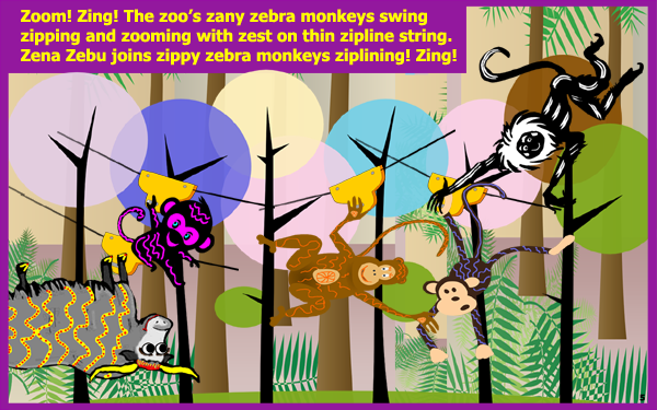 Zena Zebu's Zulu Zebra Zoo Laurie StorEBook