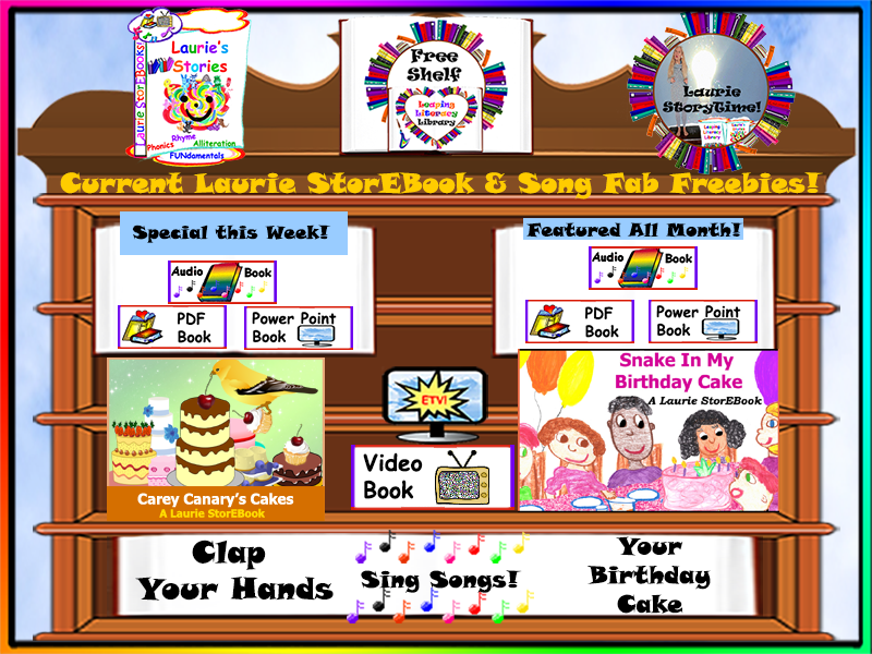 Laurie Stories Leaping Literacy Library Free Shelf