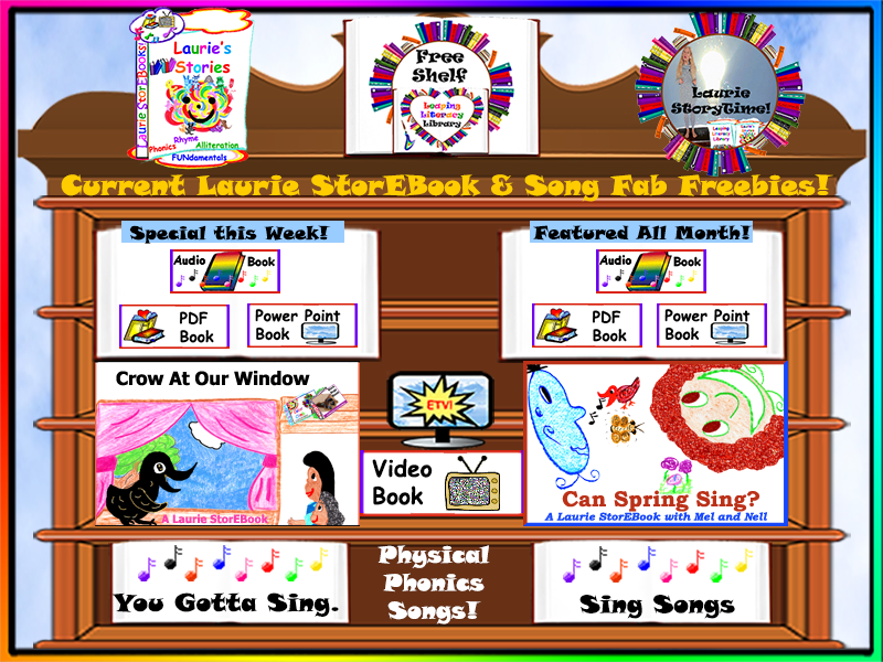 Laurie Stories Leaping Literacy Library Free Shelf