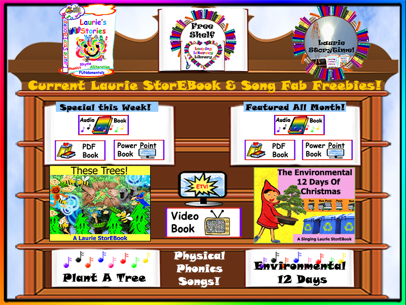 Laurie Stories Leaping Literacy Library Free Shelf
