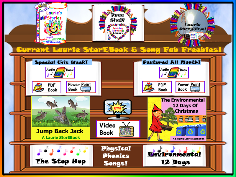 Laurie Stories Leaping Literacy Library Free Shelf