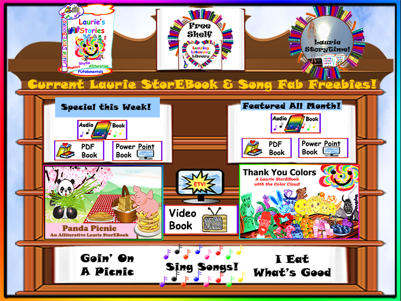 Laurie Stories Leaping Literacy Library Free Shelf