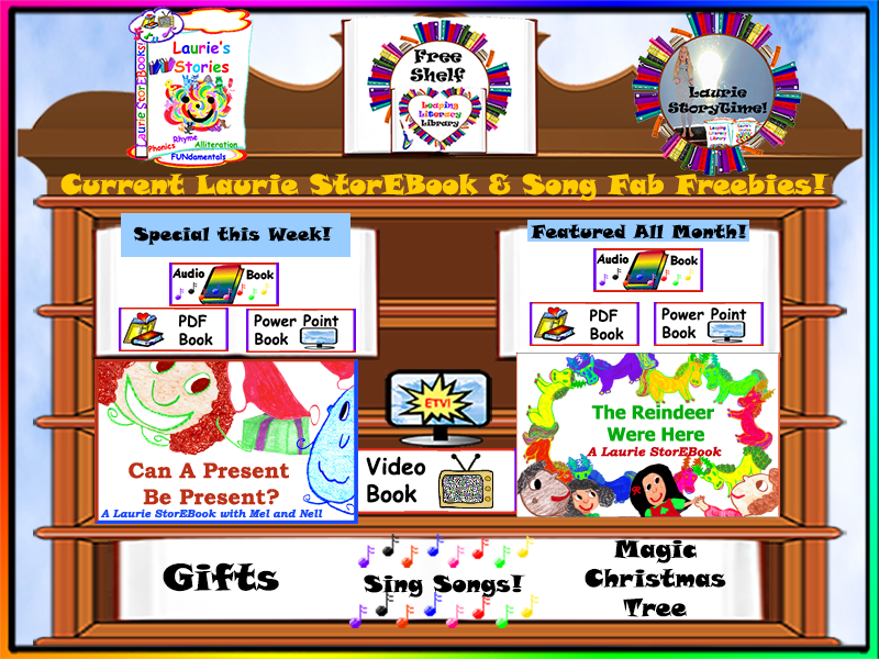 Laurie Stories Leaping Literacy Library Free Shelf