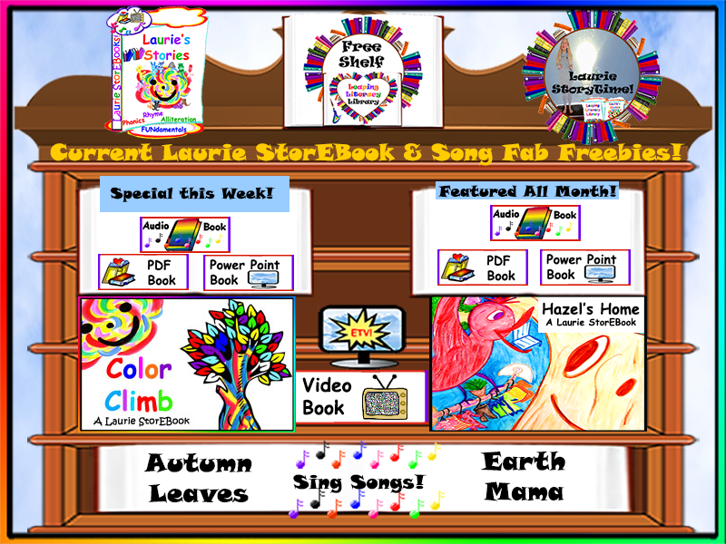 Laurie Stories Leaping Literacy Library Free Shelf