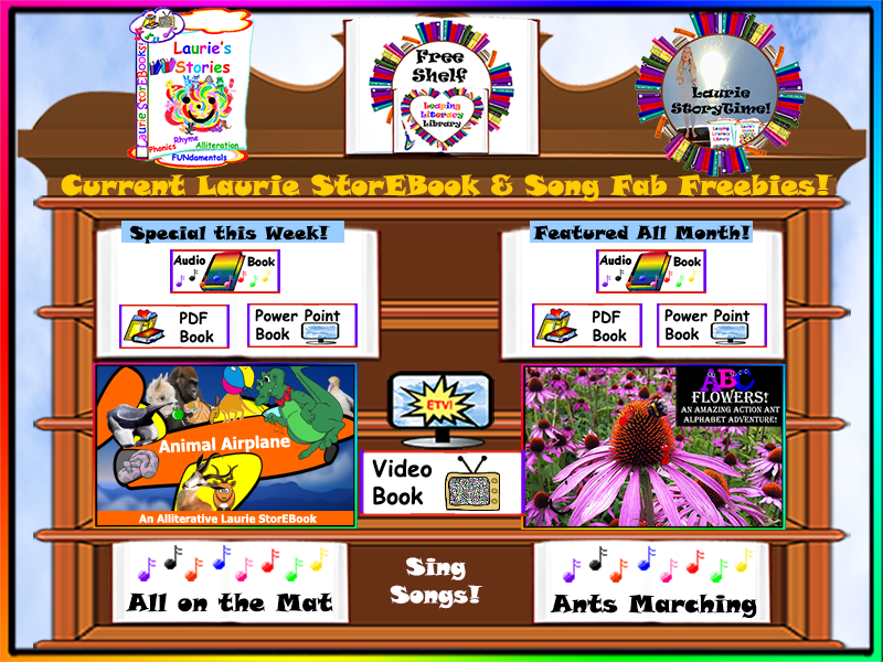 Laurie Stories Leaping Literacy Library Free Shelf