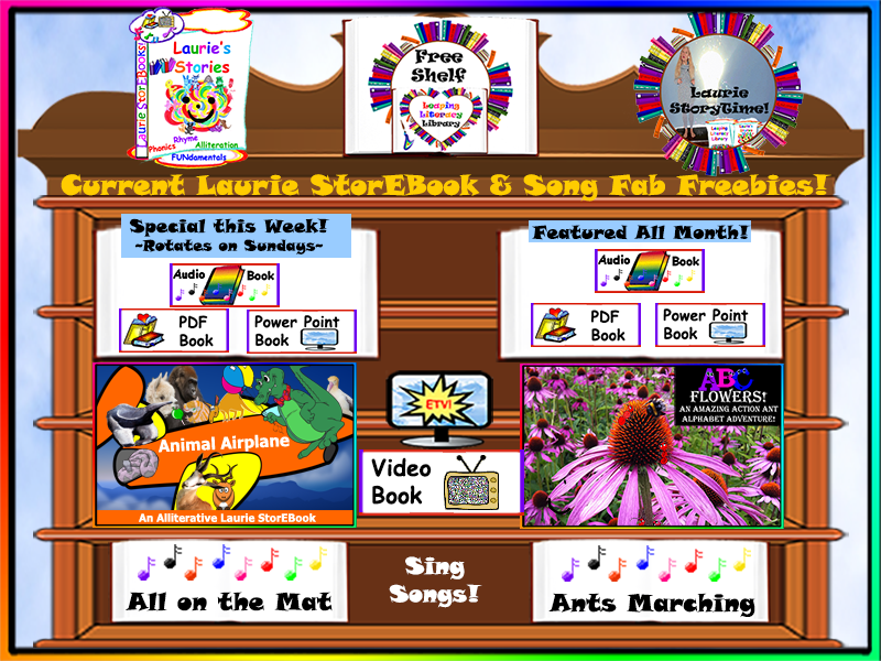 Laurie Stories Leaping Literacy Library Free Shelf