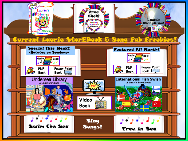 Laurie Stories Leaping Literacy Library Free Shelf