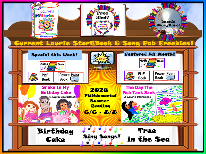 Laurie Stories Leaping Literacy Library Free Shelf