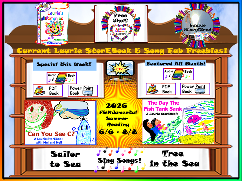 Laurie Stories Leaping Literacy Library Free Shelf